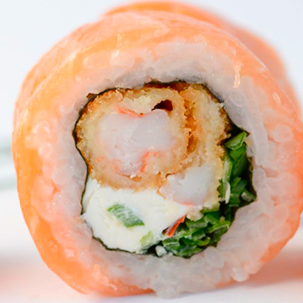 22. Salmón: Camarón/queso/morrón